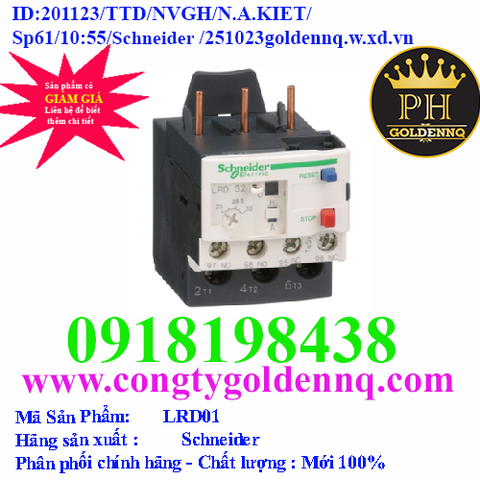 Relay nhiệt LRD01 Schneider