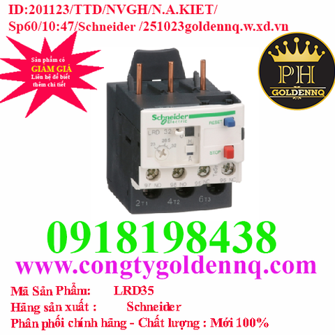 Relay nhiệt LRD35 Schneider