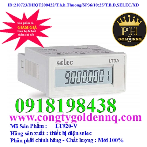 Thiết Bị Đếm Tổng Thời Gian Selec LT920-V
