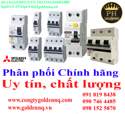 MCCB Mitsubishi - cầu dao dạng tép giá rẻ, chất lượng, bảo hành chính hãng
