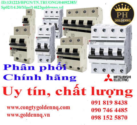 MCCB Mitsubishi - cầu dao dạng tép giá rẻ, chất lượng, bảo hành chính hãng