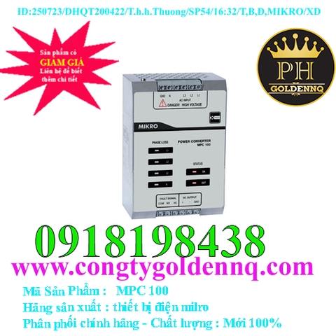 Bộ chuyển đổi nguồn Mikro MPC 100