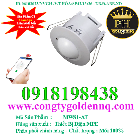 THIẾT BỊ CẢM BIẾN CHUYỂN ĐỘNG MICROWAVE MWS1-AT
