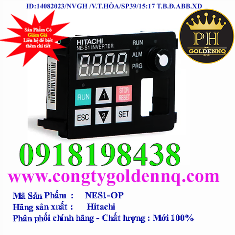 Màn Hình Hitachi NES1-OP – Cài Đặt Biến Tần NES1