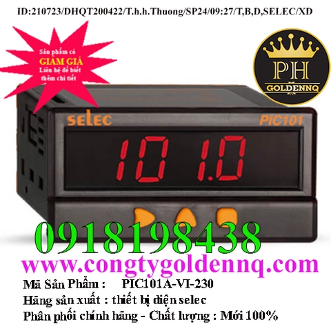 Bộ Hiển Thị Selec PIC101A-VI-230