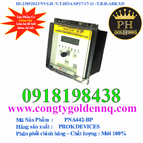 Relay kết hợp quá dòng, chạm đất PNA442-BP