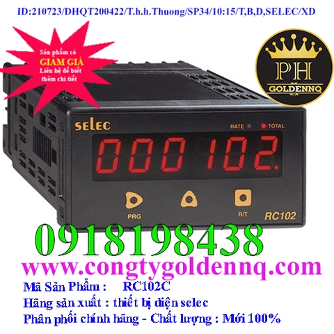 Bộ Hiển Thị Tốc Độ Và Đếm Tổng Selec RC102C