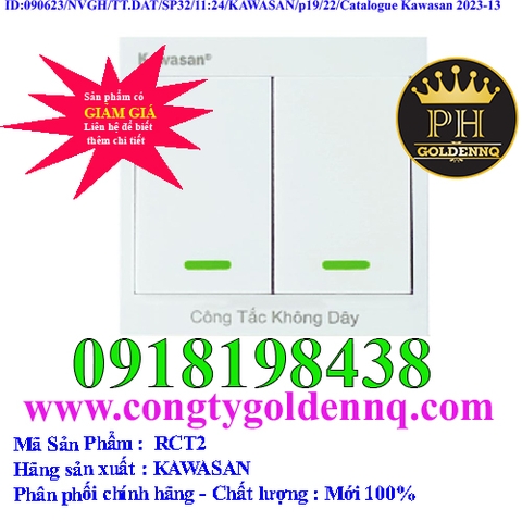 Công tắc điều khiển từ xa Kawasan RCT2