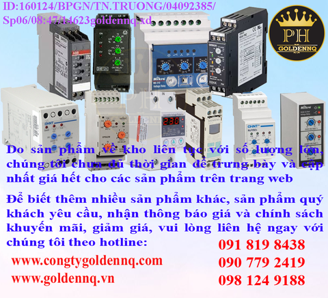 Relay Bảo Vệ Điện Áp DEVICES chính hãng, giá sỉ, bảo hành, phân phối toàn quốc. Để biết thêm thông tin chi tiết xin vui lòng liên hệ hotline.