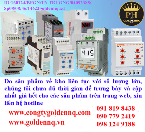 Relay Bảo Vệ Điện Áp DEVICES về kho nhiều chưa cập nhật kịp, vui lòng liên hệ hotline để biết thêm thông tin