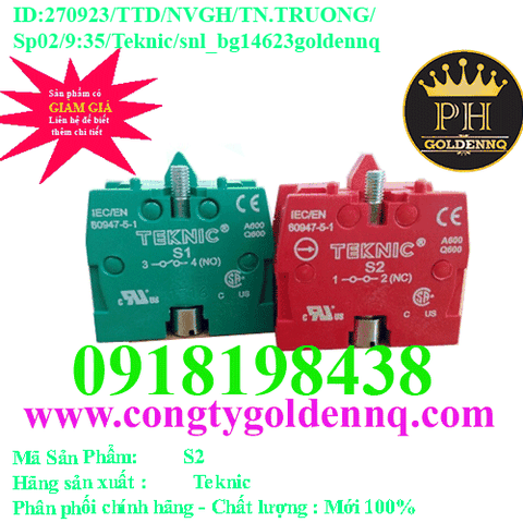 Tiếp điểm phụ - S2