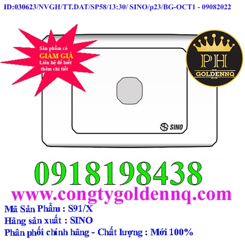 Mặt 1 lỗ Sino Vanlock S91/X