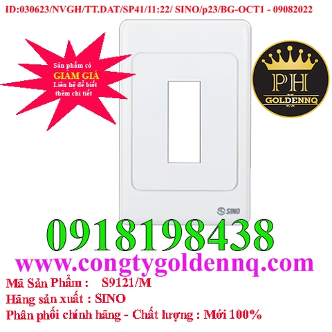 MẶT NHỰA CHỨA 1 MCB KIỂU M S9121/M