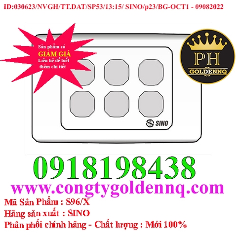 Mặt 6 lỗ – Sino Vanlock – S96/X