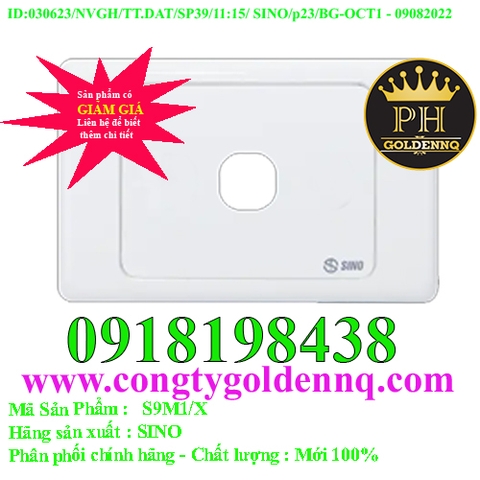 Mặt 1 lỗ SINO S9M1/X