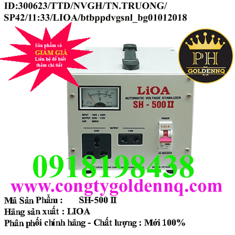 Ổn áp 1 pha SH-500 II