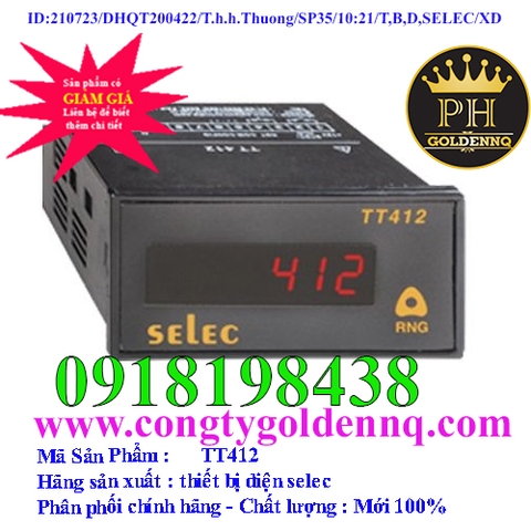 Bộ Đếm Thời Gian Selec TT412