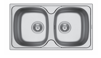 Chậu Rửa Đôi BASIC E78 2B Thương Hiệu PYRAMIS