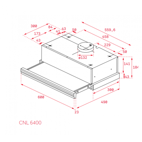 Máy Hút Mùi TEKA CNL 6400 BK BLACK