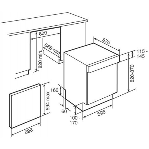 Máy Rửa Chén TEKA DW9 55 S