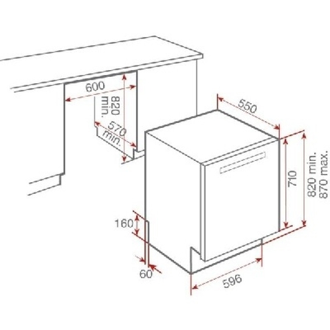 Máy Rửa Chén DW8 80 FI