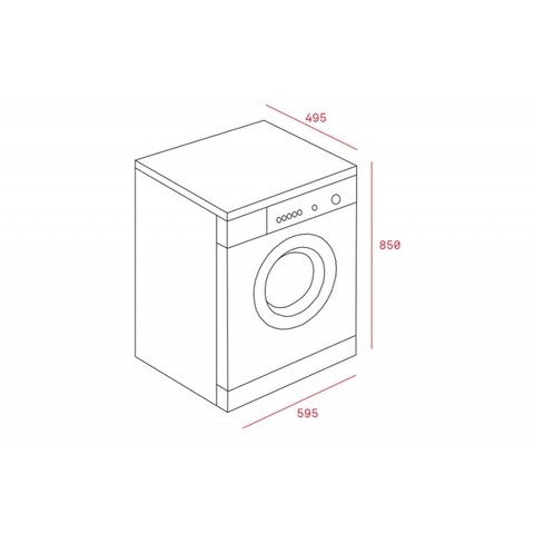 Máy Giặt TK4 1270 S/STEEL