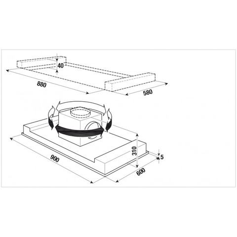 Máy Hút Mùi KUPPERSBUSCH EDL 9750.1E