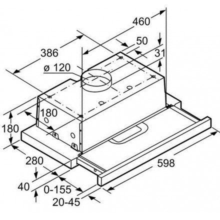 Máy Hút Mùi BOSCH DFT63AC50