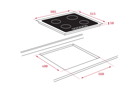 Bếp Điện Từ Teka ITF 6320 BK MSP