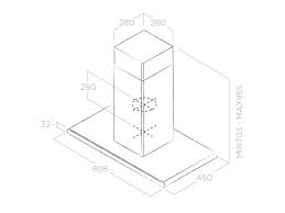 Máy Hút Mùi Áp Tường ELICA GALAXY BL IX/A/80