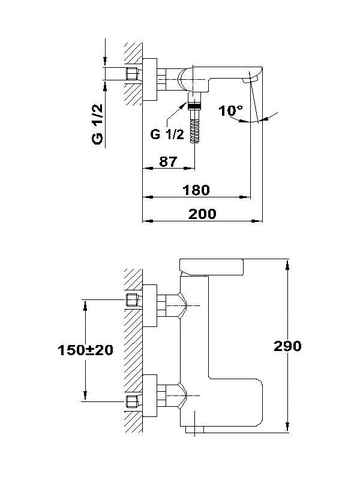 Thân Vòi Trộn Teka Aura Cascade