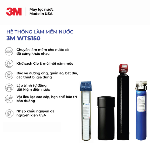Hệ Thống Lọc Tổng Làm Mềm Nước 3M Dành Cho Biệt Thự, Villa