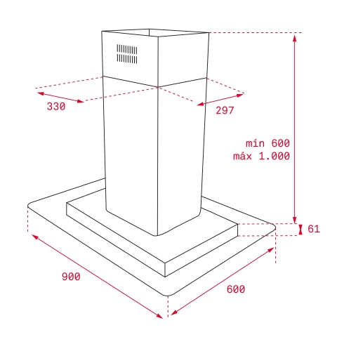 Máy Hút Mùi Teka DG3 ISLA 980