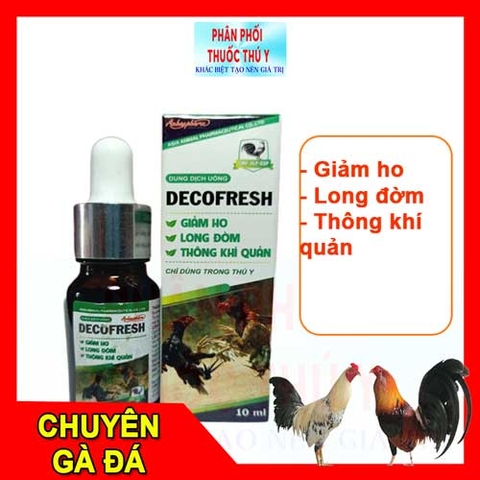 giảm ho long đờm thông khí quản ac Decofresh 10ml