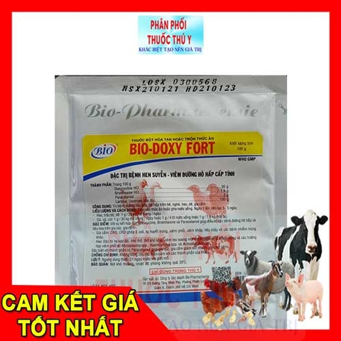 trị hô hấp gia cầm bio doxy fort 100g