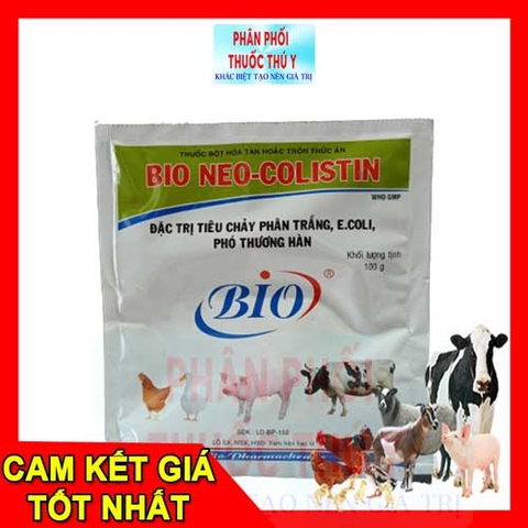 đặc trị ecoli bạch lỵ bio neo colistin 1kg