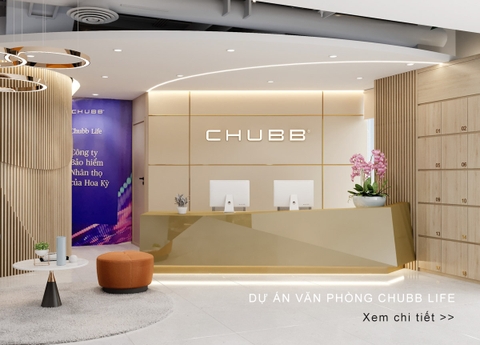 Cung cấp đèn chiếu sáng, đèn văn phòng tại Chubb Life Hà Nội