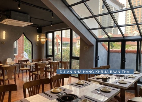 Cung cấp đèn trang trí cho nhà hàng Khrua Baan Thai CS 155 Nguyễn Văn Lộc - Mỗ Lao - Hà Đông