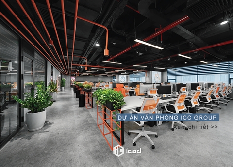 Cung cấp thiết bị điện, đèn chiếu sáng cho văn phòng ICC Group Hà Nội