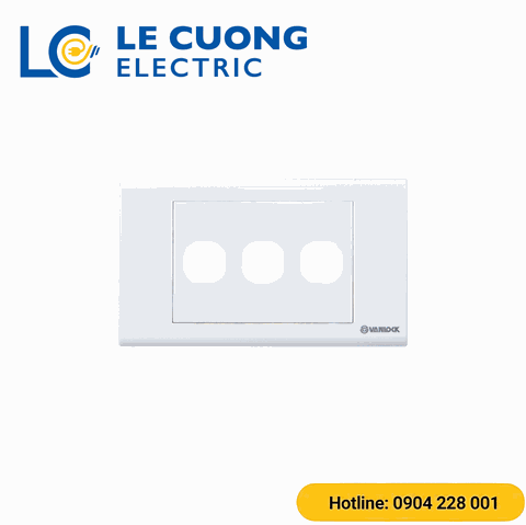 Mặt 3 công tắc S18 Sino