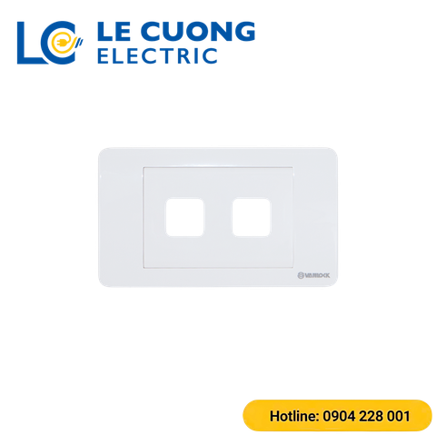 Mặt 2 công tắc S18A Sino