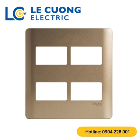 Mặt cho 4 thiết bị, size S Scheneider ELECTRIC
