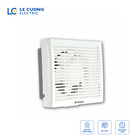 Quạt thông gió âm tường Grineu 25x25