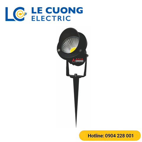 Đèn rọi cắm đất 5W - Thân nhôm Asia Lighting