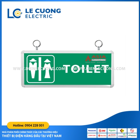 Đèn chỉ dẫn vệ sinh 1 mặt Asia