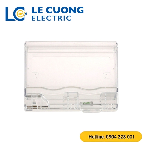 Mặt che (không đế) phòng thấm nước mặt đôi cho ổ cắm, loại 2 gang, IP55 Schneider ELECTRIC