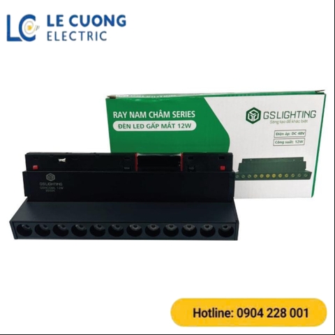 Đèn nam châm gấp mắt màu đen GS Lighting