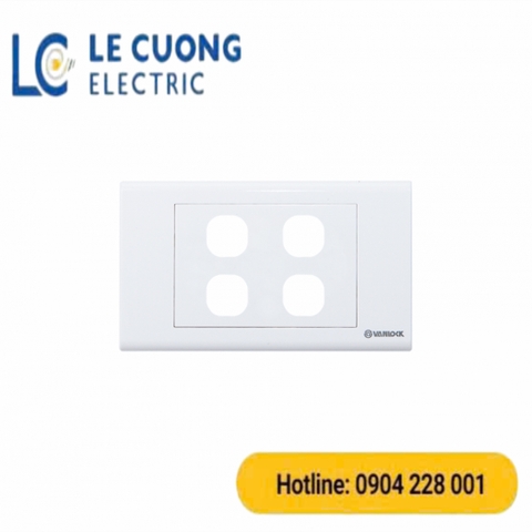 Mặt 4 công tắc S18
