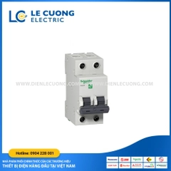 Aptomat MCB 2 pha  EASY9 Schneider,dòng cắt 4,5kA