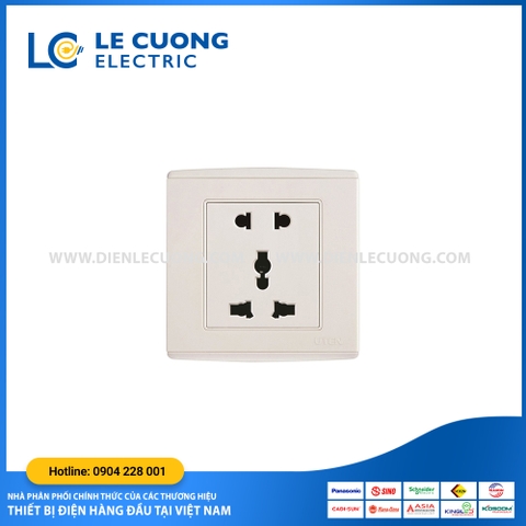 Ổ cắm đôi 3 chấu V4 Uten